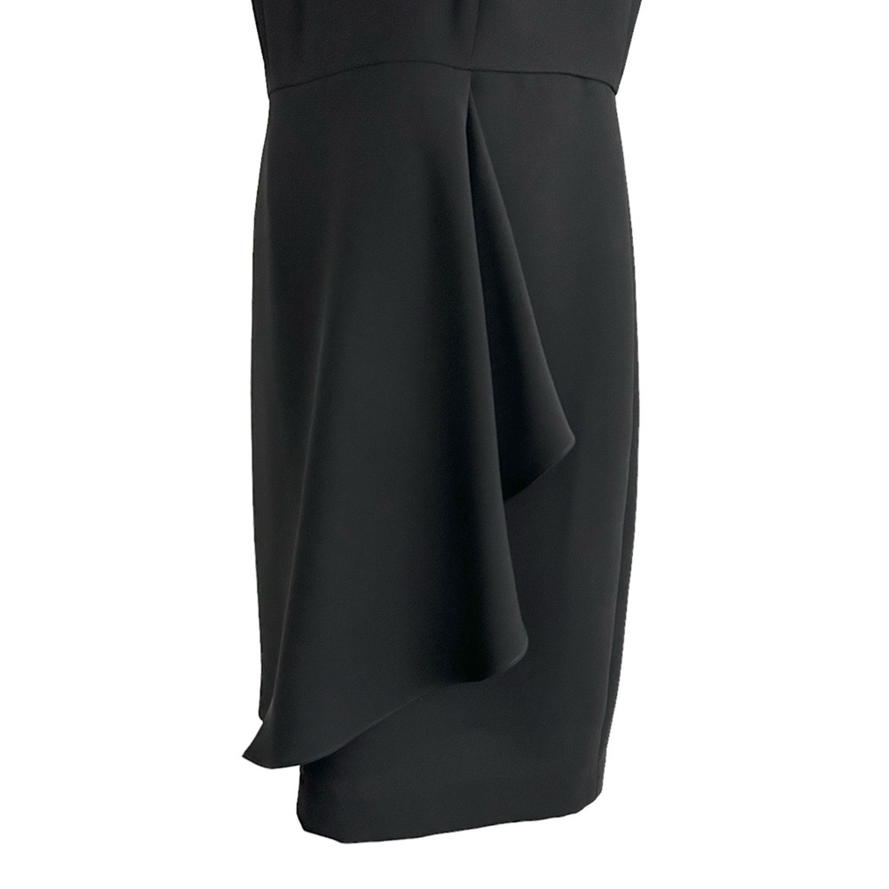 Talbots Black Sleeveless Ruffle Sheath Dress (10) - Picture 12 of 16